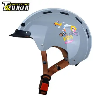 Детский шлем в горошек, защитный Детский шлем для Мотоцикла, Скутера, Мотоциклетный шлем Для мальчиков и девочек, милый Casco Moto, дышащий