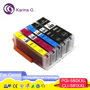 Для Canon 580 581 PGI-580 CLI-581 PGI580 580XL чернильный картридж для canon PIXMA TR7550 TR8550 TR 7550 TS6150 TS6151 TS 6150 принтер