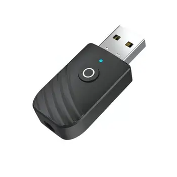 Мини Беспроводной 3 В 1 USB Bluetooth 5.0 Адаптер 3,5 мм Разъем AUX BT Аудиоприемник Передатчик Для автомобильного телевизора Адаптер динамика U8H3