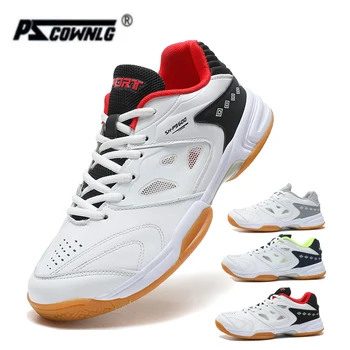 Новые крутые мужские кроссовки для настольного тенниса, противоскользящие, для спортзала, для мальчиков, Молодежная спортивная обувь для тренировок, Большой Размер 48, Мужские кроссовки для пинг-понга