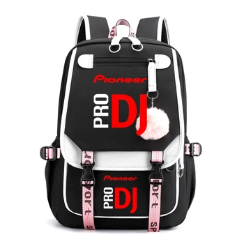 Трендовые Рюкзаки Pioneer Pro Dj, Школьный рюкзак для девочки-подростка, Повседневная Дорожная сумка Pro Dj, Школьные сумки с буквенным принтом, Рюкзак для ноутбука, подарки