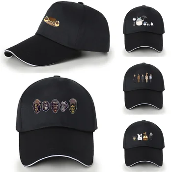 Черная бейсболка с принтом из мультсериала, дикая шляпа в стиле хип-хоп, обязательная хлопковая кепка для хипстеров, Повседневная летняя шляпа от солнца для папы на открытом воздухе